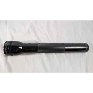 Vintage Maglite 3 D Cell Flashlight Black Mag Instrument Made in USA 12.5 Inch